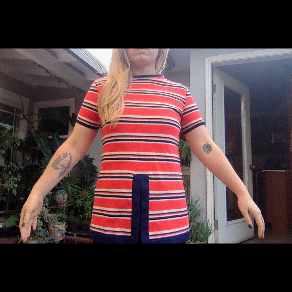 Vintage striped top